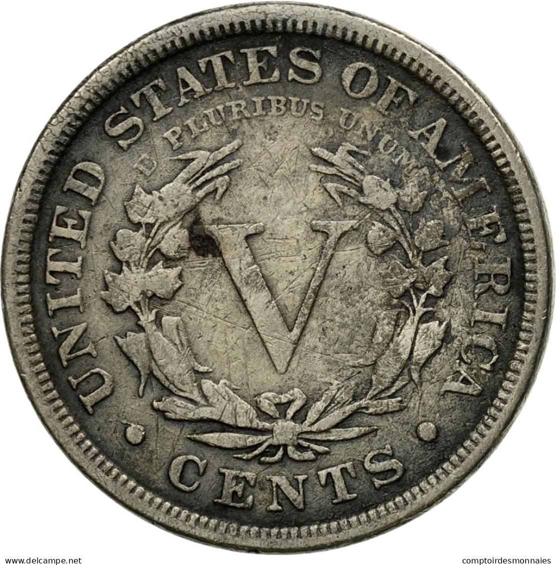 Monnaie, États-Unis, Liberty Nickel, 5 Cents, 1889, U.S. Mint, Philadelphie - 1883-1913: Liberty