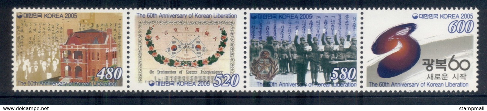 Korea 2005 Liberation 60th Anniv. MUH - Korea (...-1945)