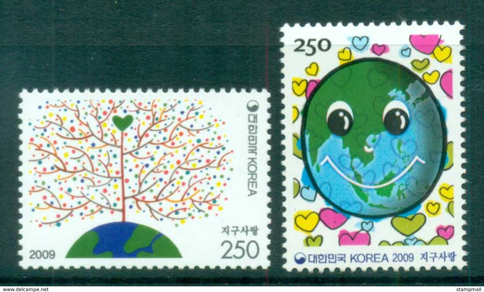 Korea 2009 Love For The Earth MUH Lot82511 - Korea (...-1945)