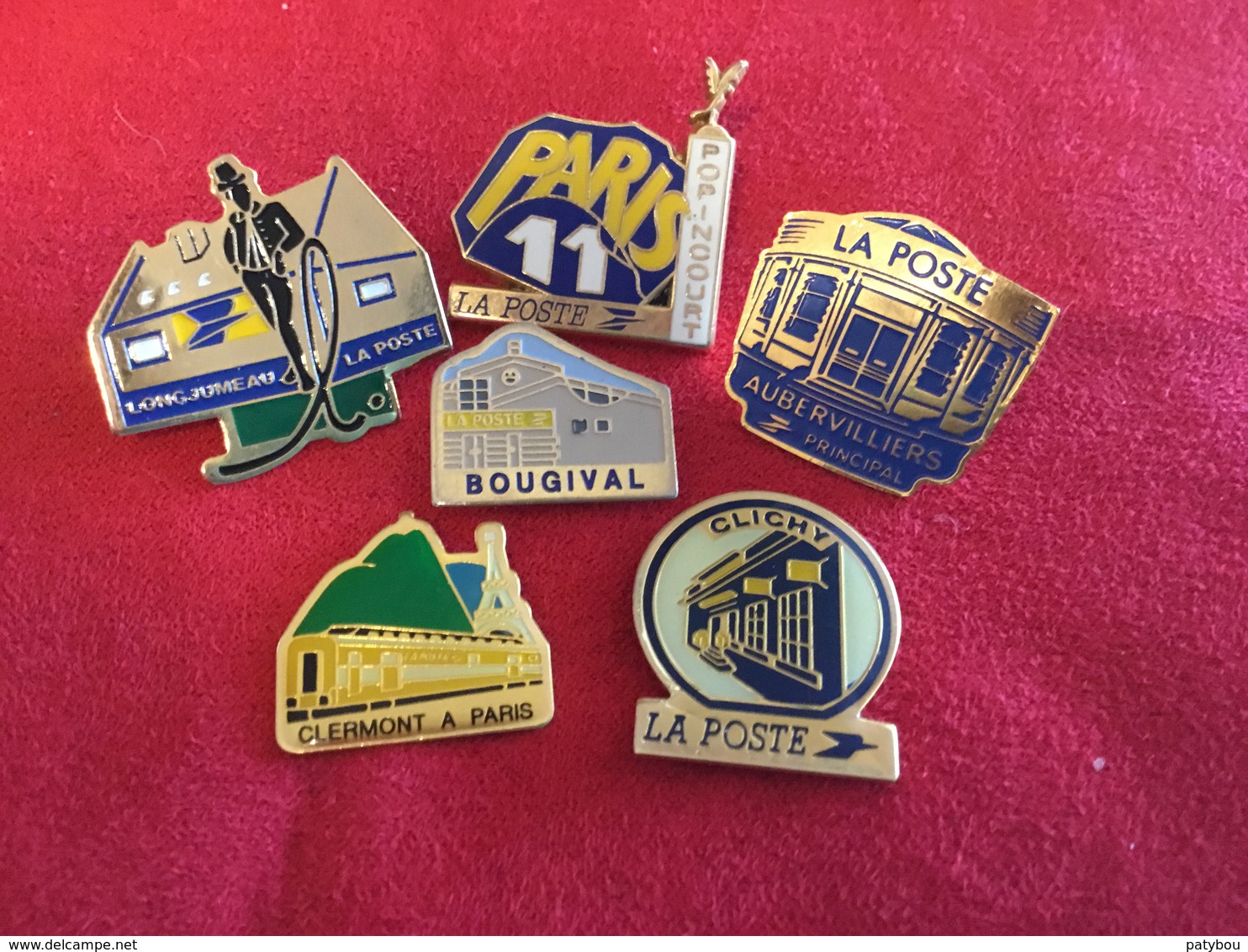 Lot De 6 Pin's La Poste - Poste