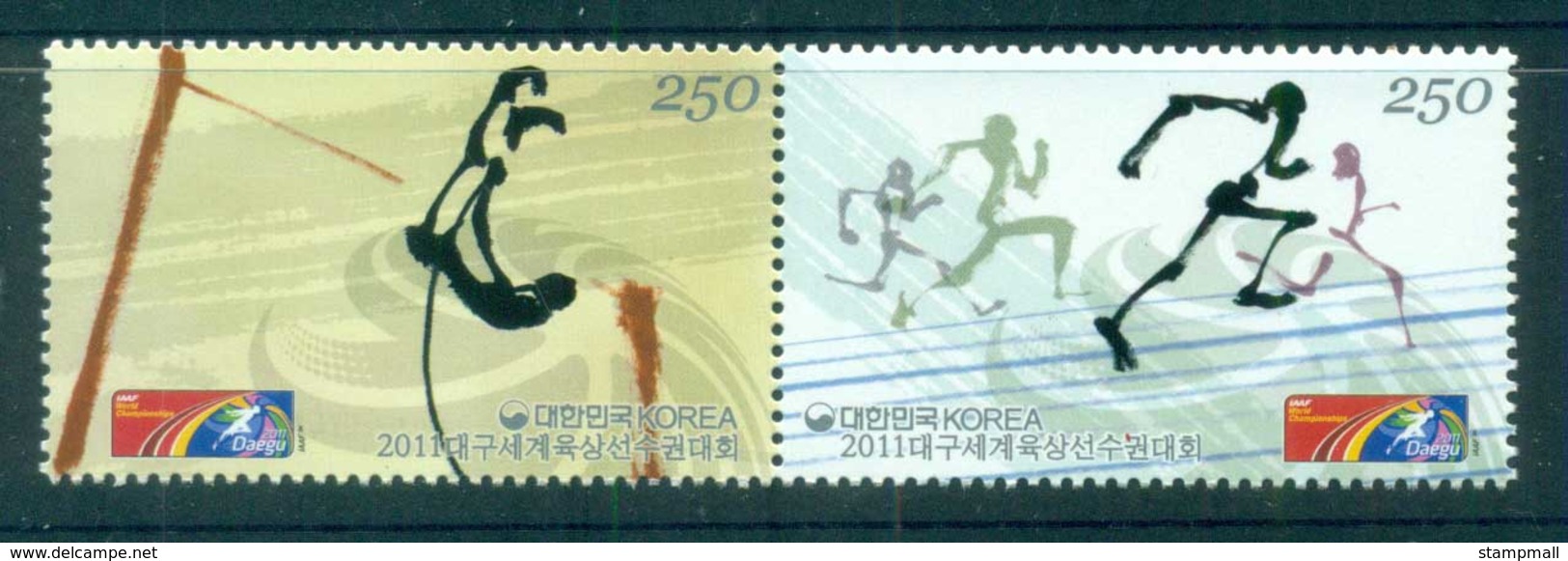 Korea 2011 IAAF World Championships Daegu 2011 Pr MUH Lot83038 - Korea (...-1945)