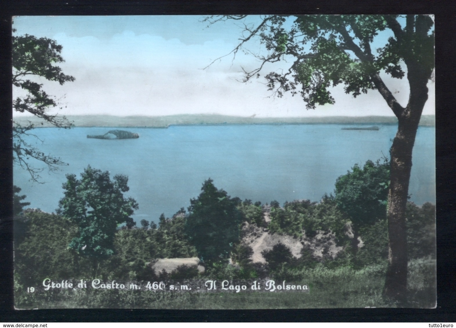 GROTTE DI CASTRO - VITERBO - 1963 - IL LAGO DI BOLSENA - Viterbo