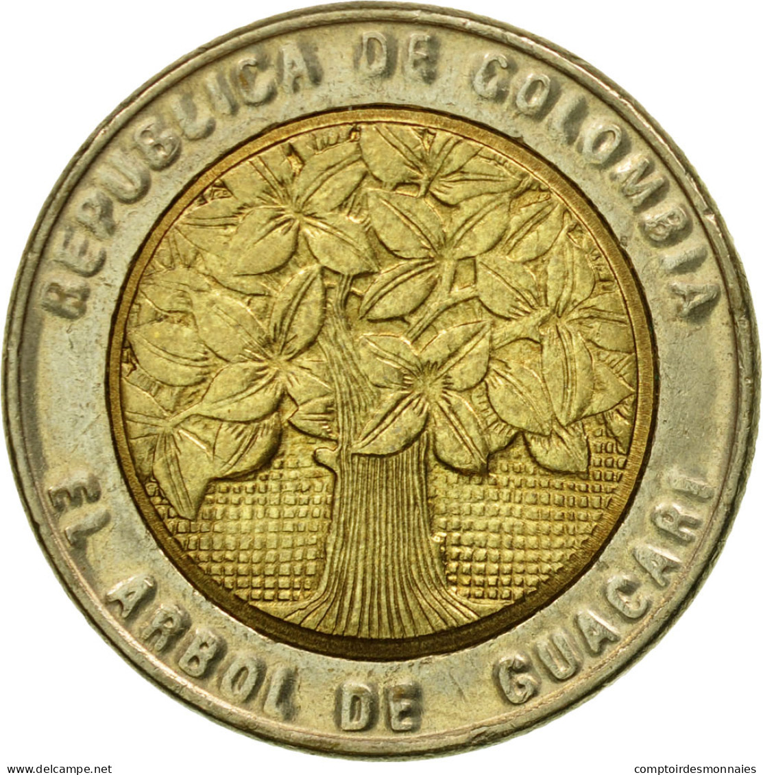 Monnaie, Colombie, 500 Pesos, 2007, TTB, Bi-Metallic, KM:286 - Kolumbien