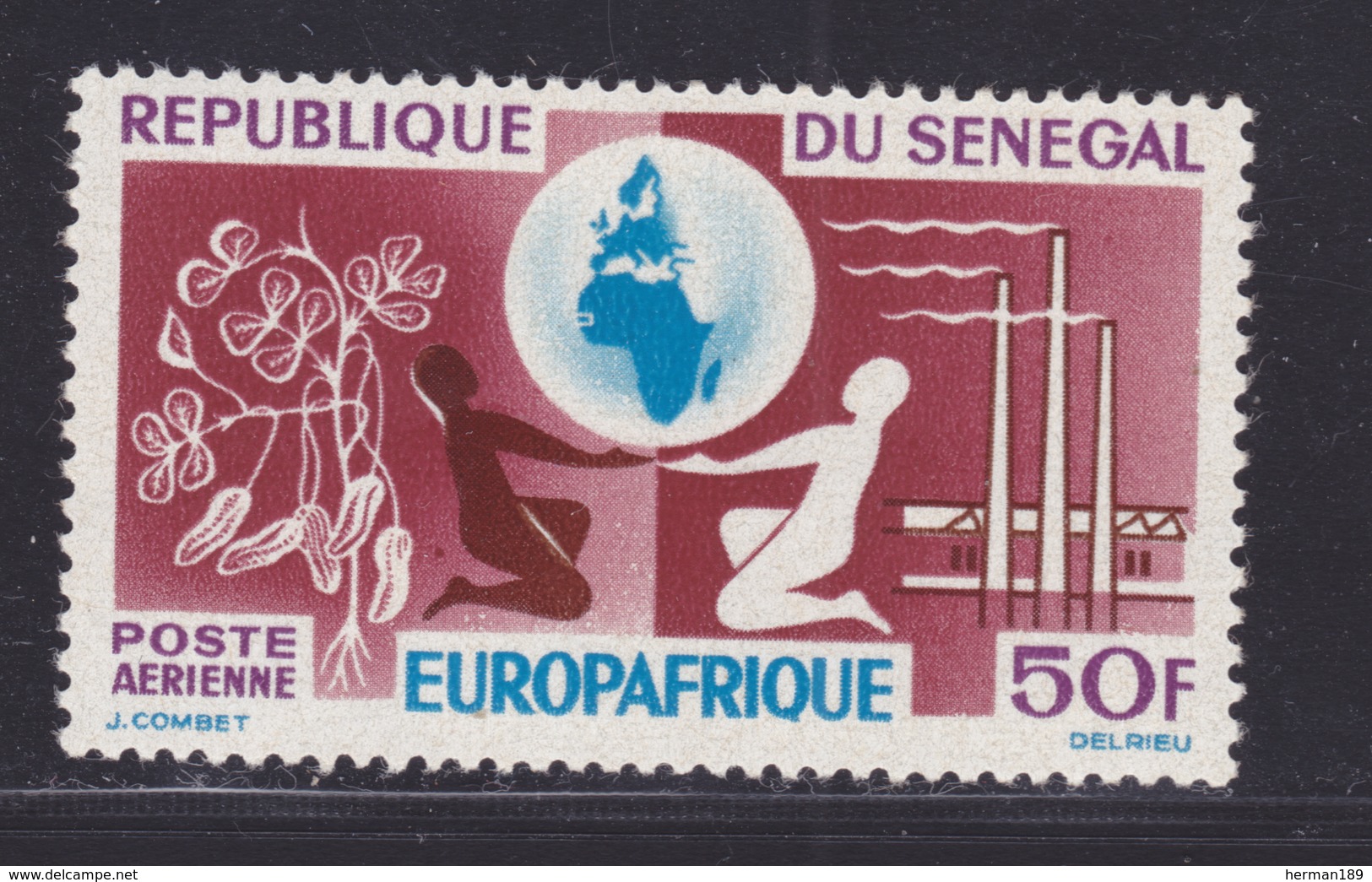 SENEGAL AERIENS N°   42 ** MNH Neuf Sans Charnière, TB (D7603) EUROPAFRIQUE - 1964 - Sénégal (1960-...)