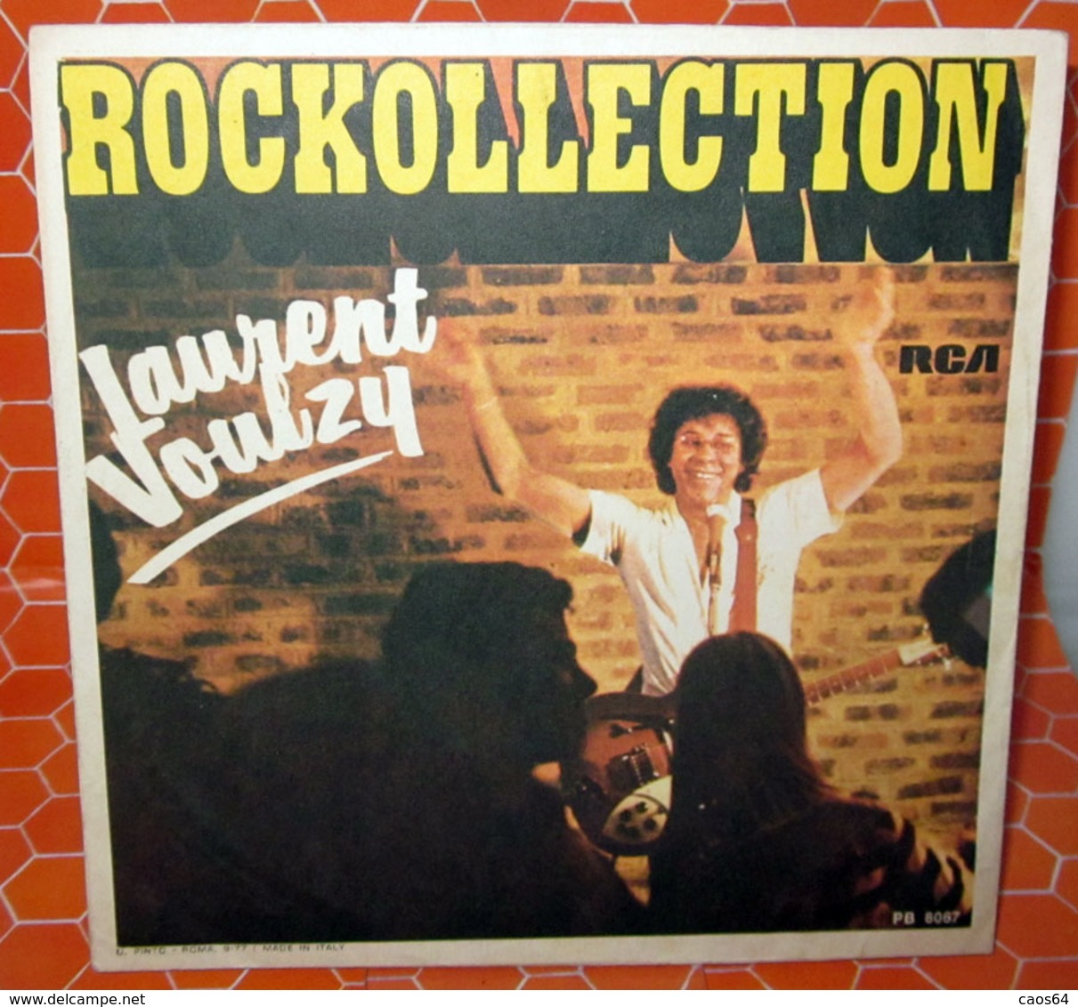 LAURENT VOULZY ROCKOLLECTION COVER NO VINYL 45 GIRI - 7" - Accessories & Sleeves