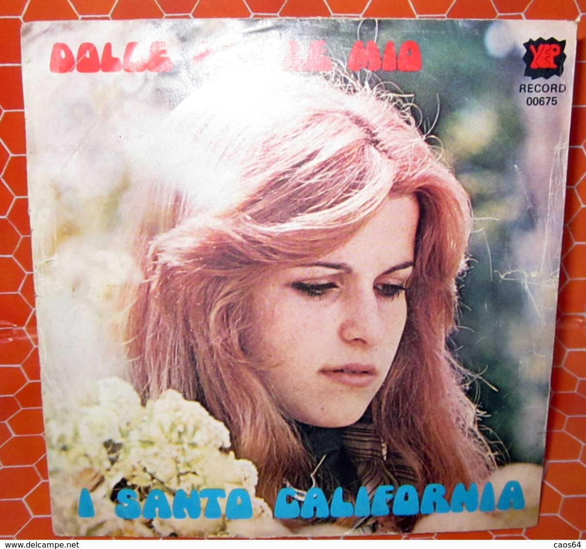 SANTO CALIFORNIA DOLCE AMORE MIO COVER NO VINYL 45 GIRI - 7" - Accessories & Sleeves