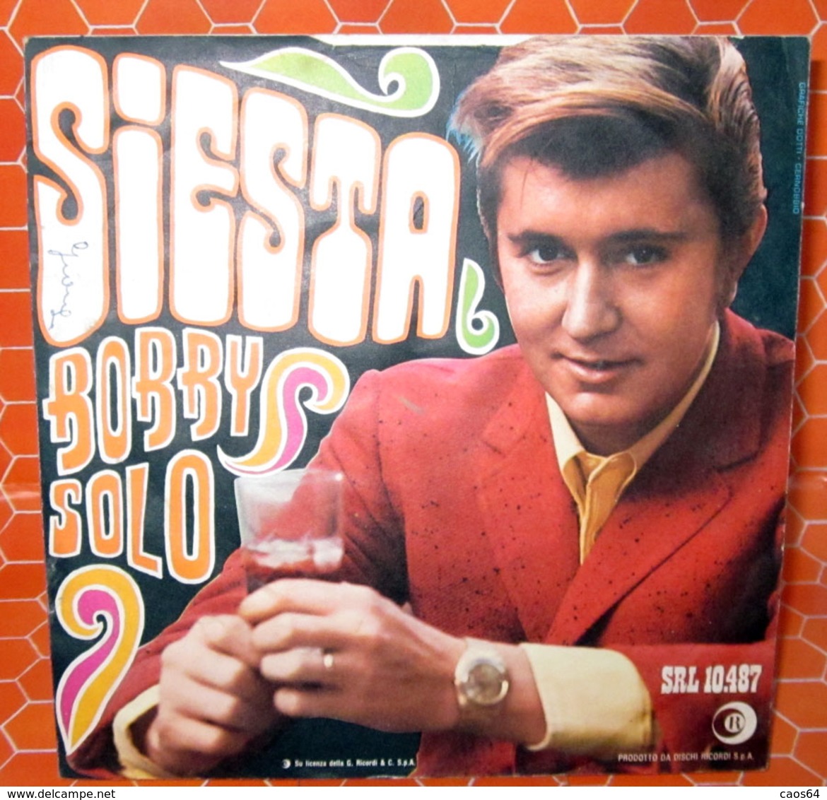 BOBBY SOLO A PRESTO, CIAO TI AMO! COVER NO VINYL 45 GIRI - 7" - Accessories & Sleeves