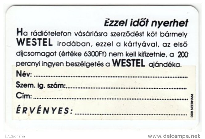 HUNGARY E-414  - Service/Hotline Card - Used - Hungary