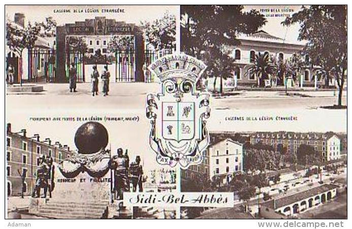 Algérie        728        Sidi-bel-Abbes.Souvenir , 4 Vues - Sidi-bel-Abbes