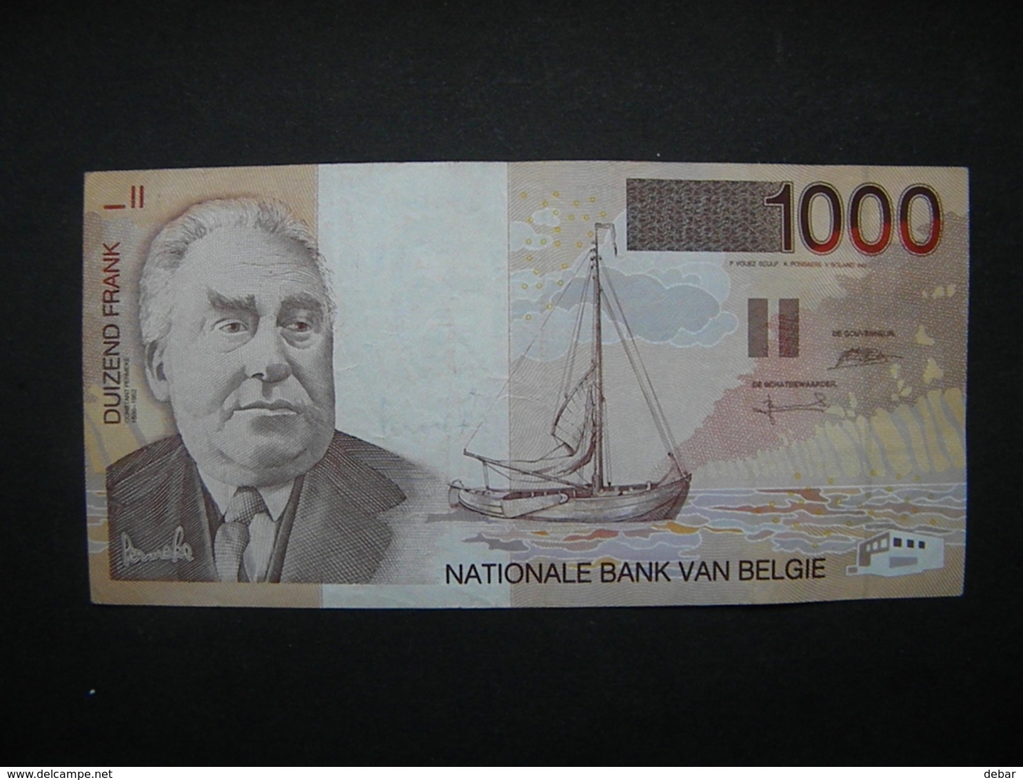 BELGIUM 1000 FRANCS- NATIONALE BANK VAN BELGIE - Other & Unclassified