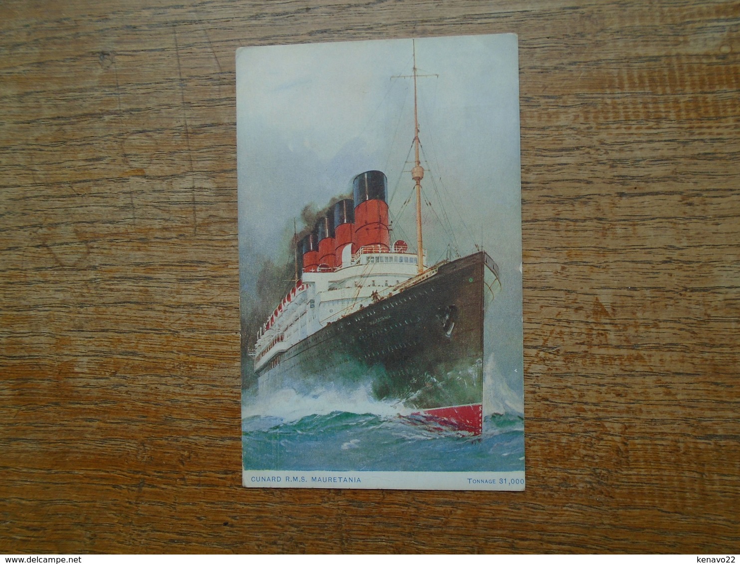 Paquebot , Cunard R.M.S. " Mauretania " - Paquebots