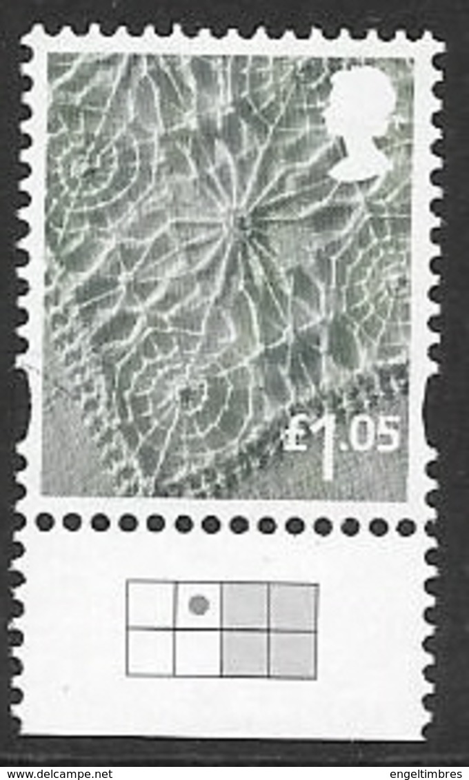 GB  - 2016 £1.05   Nth IRELAND  Stamp With CARTOR GRID -  -LITHO - Irlanda Del Nord