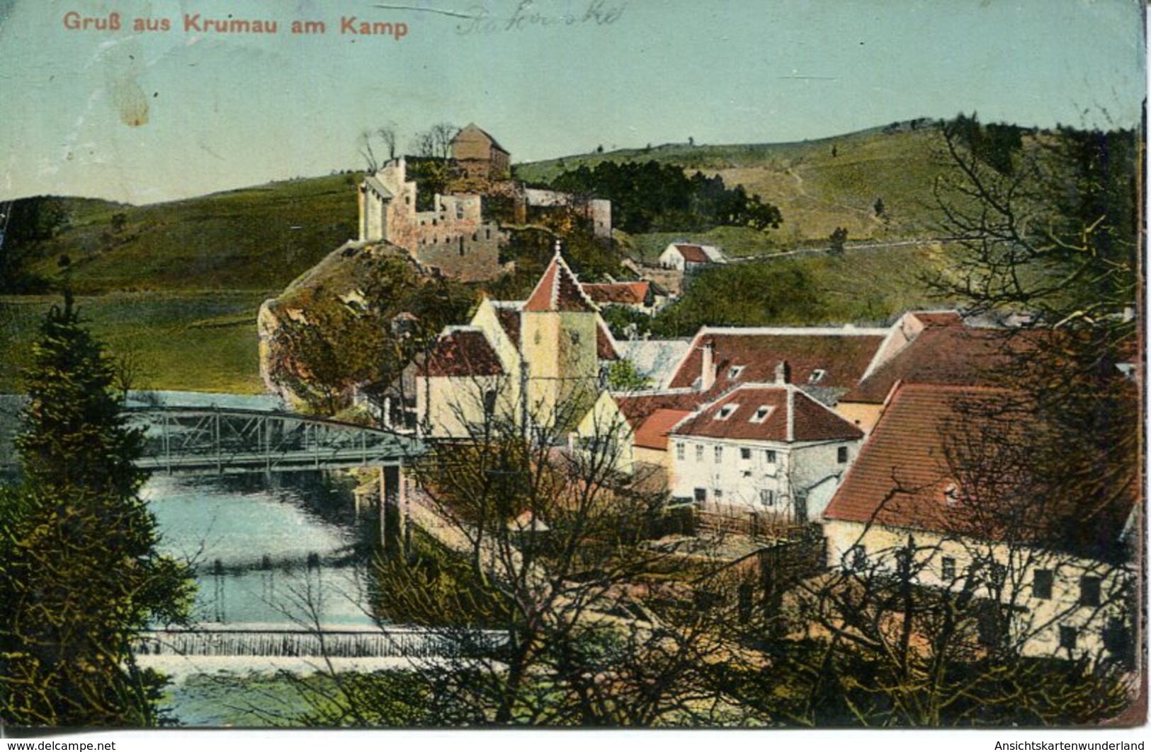 005409  Gruss Aus Krumau Am Kamp  1915 - Altri & Non Classificati