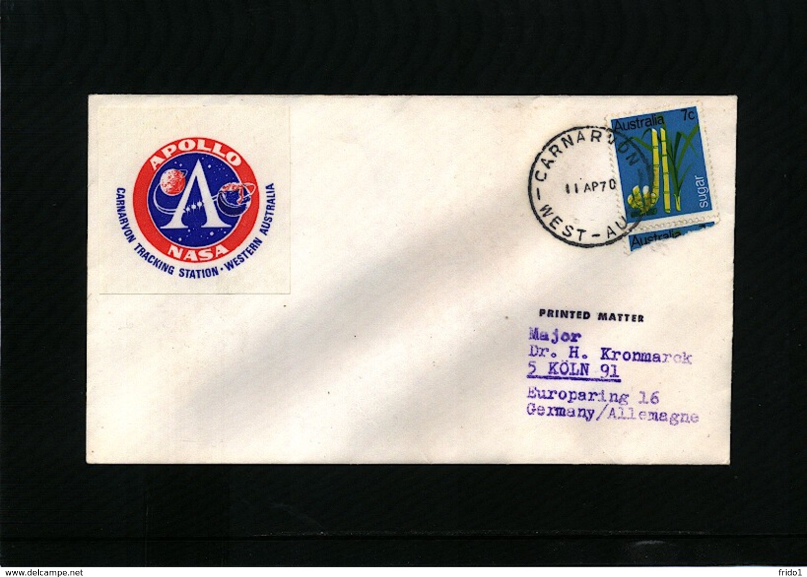 Australia 1970 Space / Raumfahrt Apollo Tracking Station Interesting Cover - Océanie