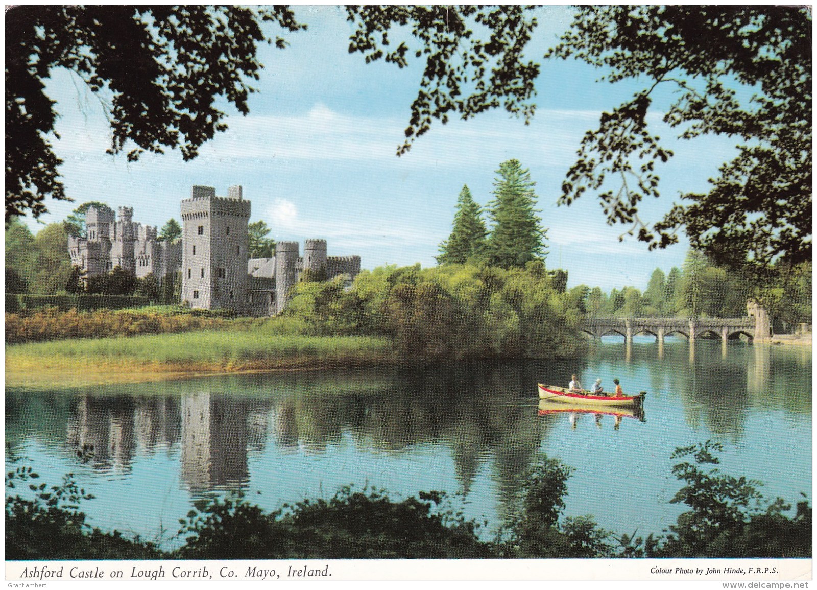 Ashford Castle On Lough Corrib, Co. Mayo, Ireland - With Message - Mayo