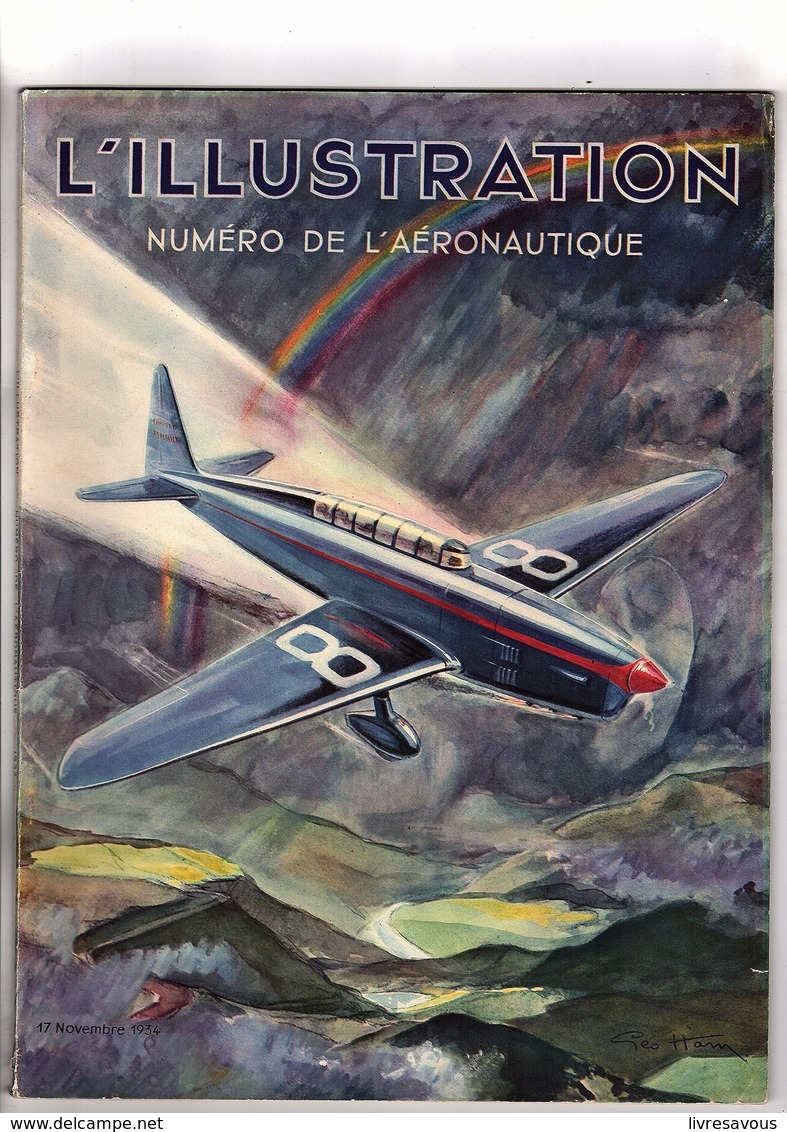 Aviation L'illustration Numéro De L'aéronautique Du 17 Novembre 1934 Couverture Géo Ham - 1900 - 1949