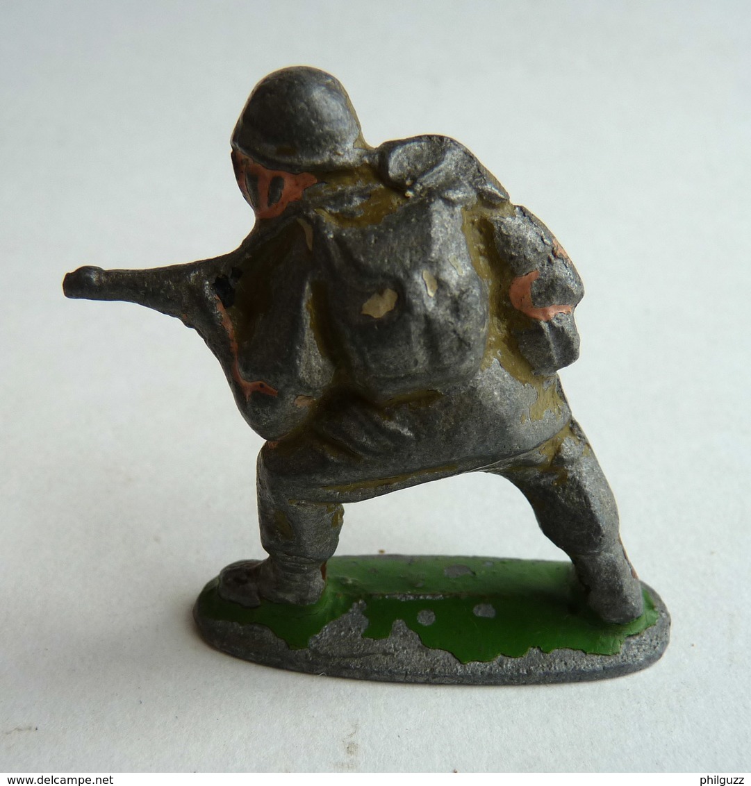 FIGURINE QUIRALU SOLDAT PARACUTISTE AU COMBAT - ALUMINIUM (1) - Quiralu