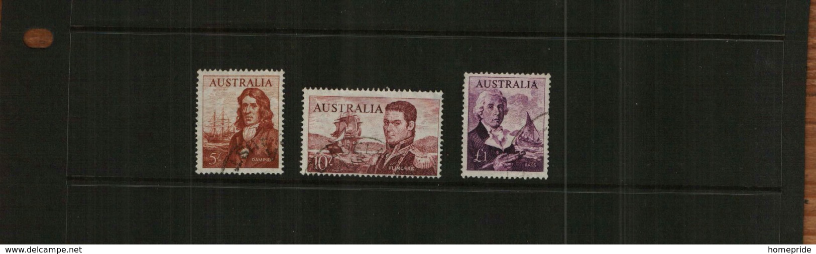 AUSTRALIA  - QE11 - 1963 - HIGH VALUES - 3 Stamps - USED - Used Stamps