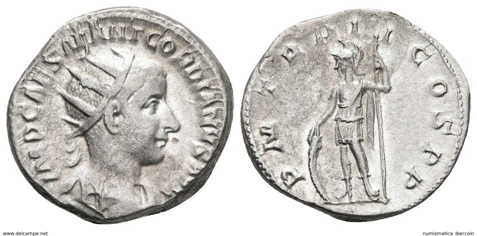GORDIANO III. Antoniniano. 239 D.C. Roma. A/ Busto Radiado Y Drapeado Con Coraza A Derecha. IMP CAES M ANT GORDIANVS AVG - República (-280 / -27)