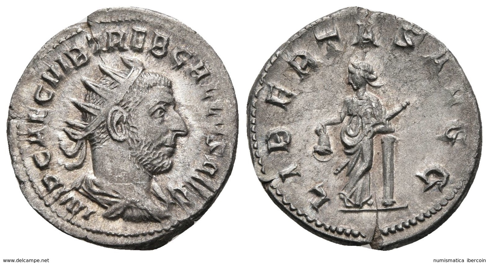 TREBONIANO GALO. Antoniniano. 251-253 D.C. Roma. A/ Busto Radiado Y Drapeado Con Coraza A Derecha. IMP CAE C VIB TREB GA - República (-280 / -27)