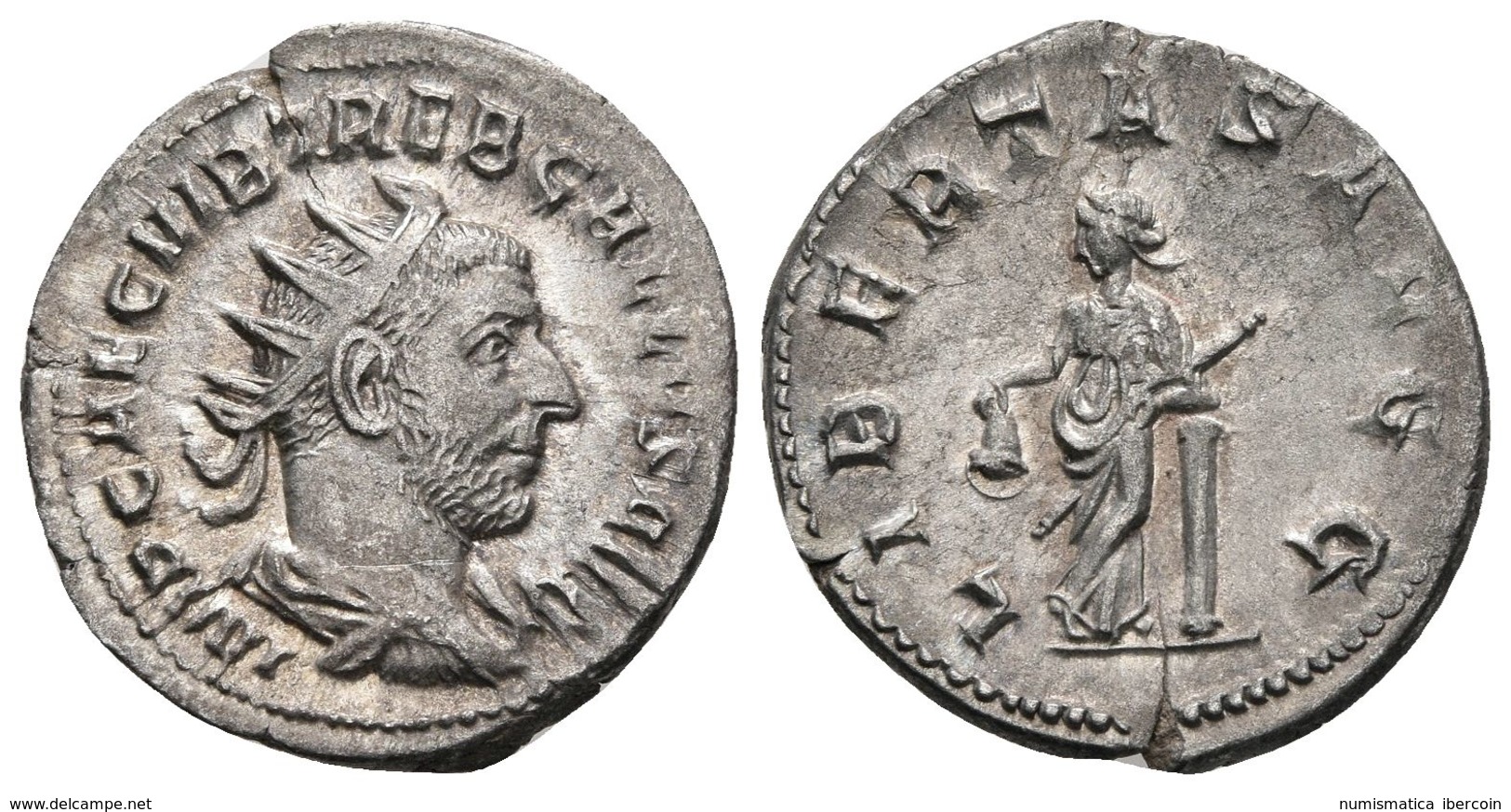 TREBONIANO GALO. Antoniniano. 251-253 D.C. Roma. A/ Busto Radiado Y Drapeado Con Coraza A Derecha. IMP CAE C VIB TREB GA - Republic (280 BC To 27 BC)