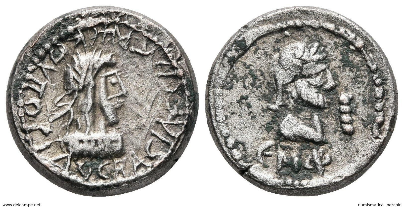 REINOS DEL BOSPOROS. Rheskouporis IV. Estátera. 252-253 D.C. A/ Busto Diademado Y Drapeado De Rheskouporis A Derecha. R/ - República (-280 / -27)