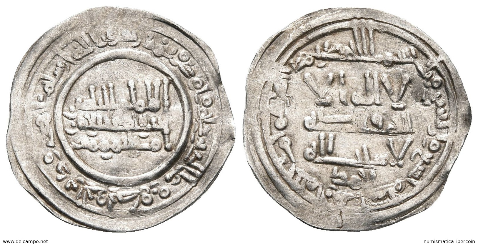 CALIFATO DE CORDOBA. Abd Al-Rahman III. Dirham. 349H. Madinat Al-Zahra. V-444. Ar. 1,66g. Peso Bajo. MBC+. - Other & Unclassified