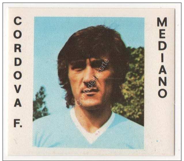 CALCIATORI CREMA ANNO 1977 / 78 - LAZIO (CORDOVA F.) FIGURINA Numero 156 - Other & Unclassified