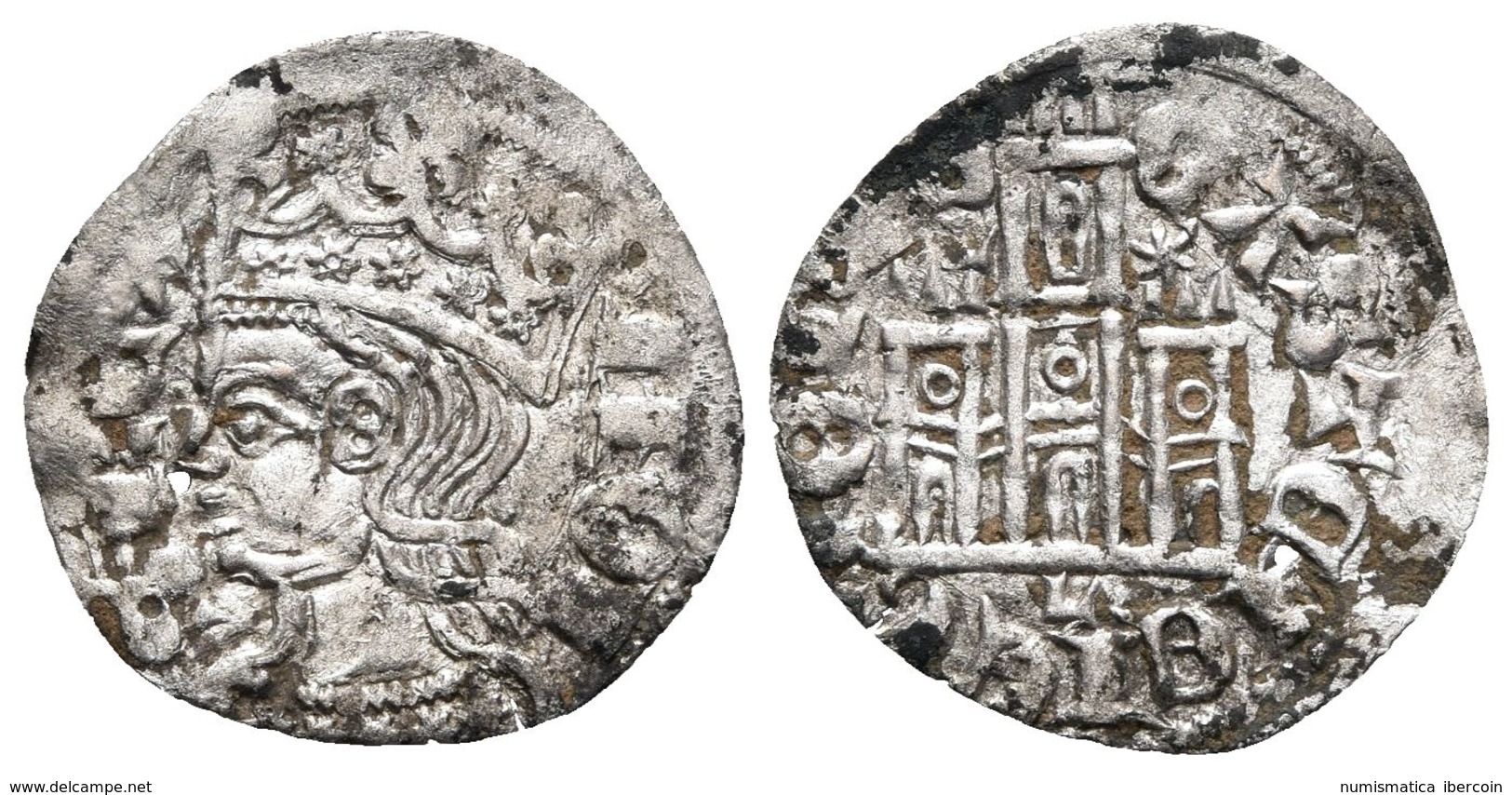 ALFONSO XI. Cornado. (1312-1350). León. AB 338.1. Ve. 0,62g. MBC-. - Other & Unclassified