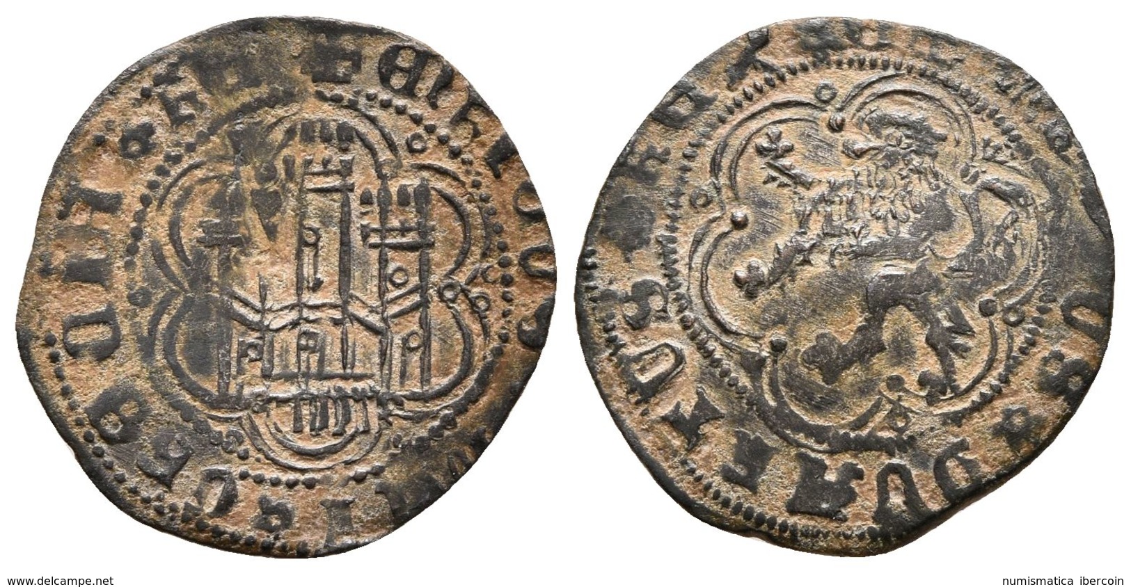 ENRIQUE IV. Blanca. (1454-1474). Segovia. AB 820. Ve. 2,03g. MBC. - Otros & Sin Clasificación