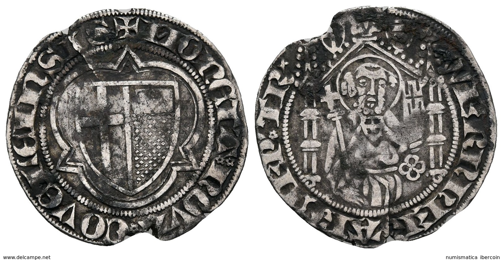 ALEMANIA. Trier, Erzbistum. Werner Von Falkenstein. Albus. 1388-1418. Noss 287/288. Ar. 1,85g. Faltas De Metal. MBC. - Otros & Sin Clasificación