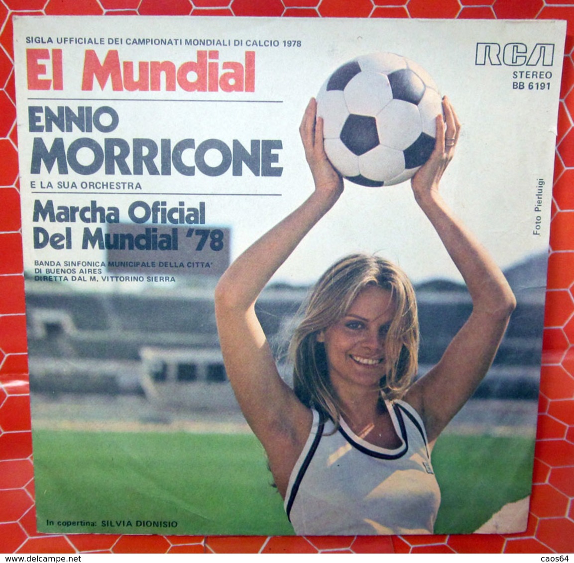 ENNIO MORRICONE EL MUNDIAL COVER NO VINYL 45 GIRI - 7" - Accessori & Bustine