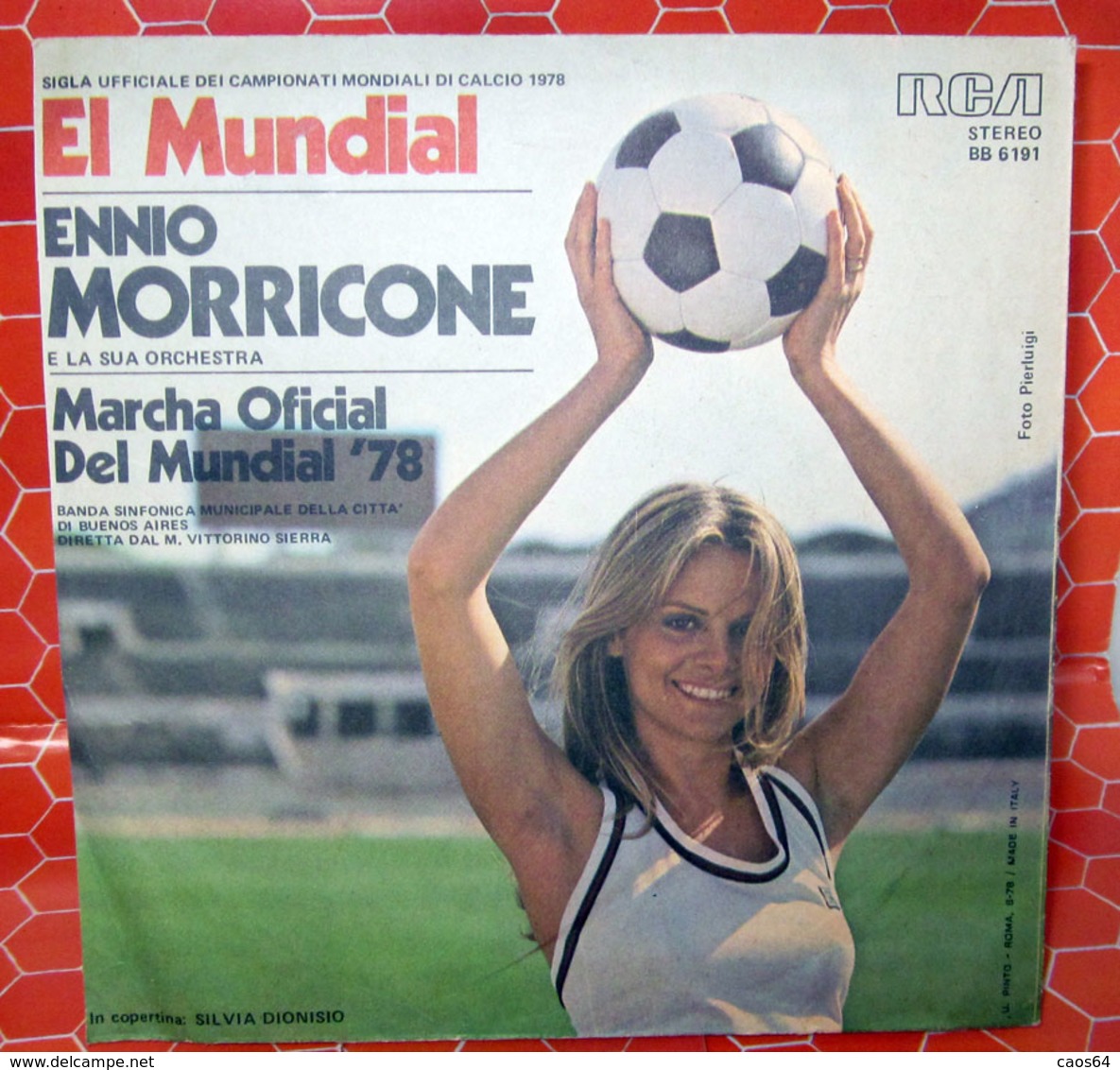 ENNIO MORRICONE EL MUNDIAL COVER NO VINYL 45 GIRI - 7" - Accessori & Bustine