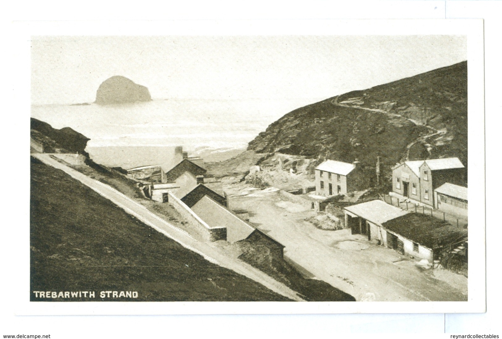 Vintage, UK, Trebarwith Strand. Printed Pc, Unused. - Other & Unclassified