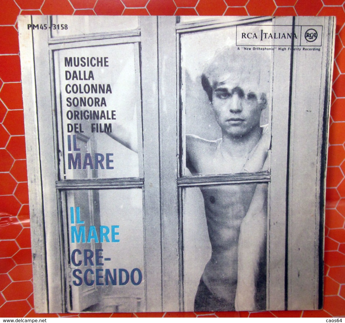 GIOVANNI FUSCO IL MARE CRE-SCENDO AUCUN VINYLE  COVER NO VINYL 45 GIRI - 7" - Toebehoren En Hoezen