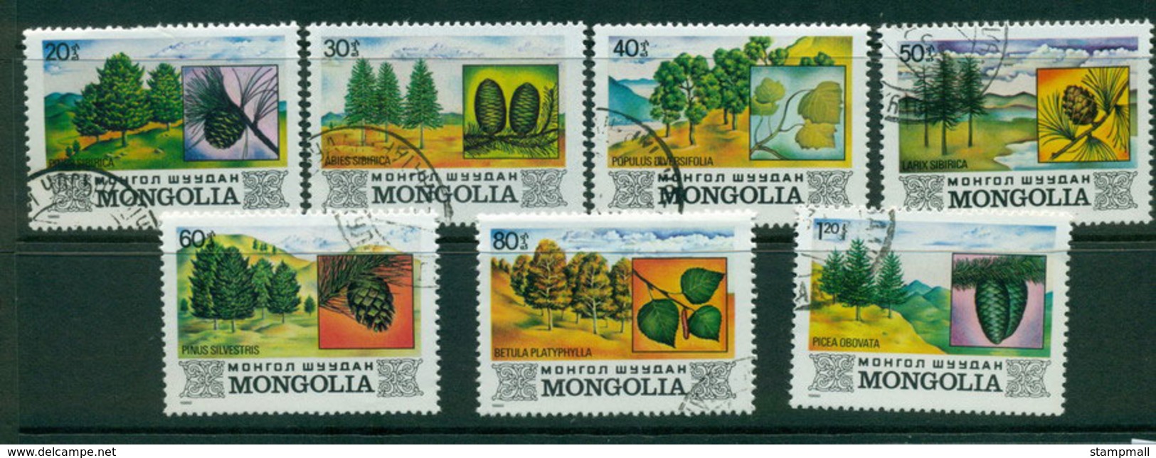 Mongolia 1982 Pine Trees CTO Lot21217 - Mongolia