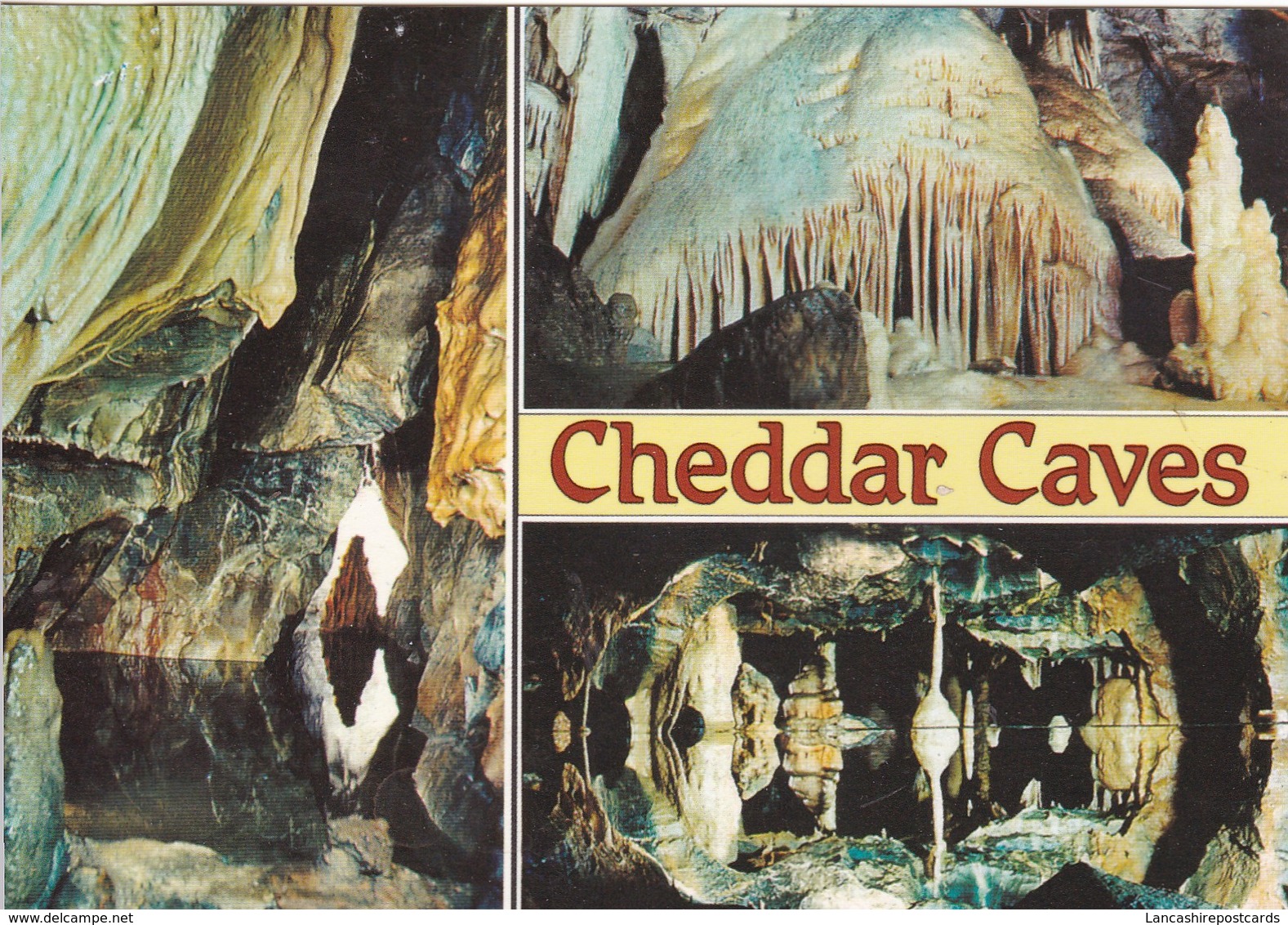 Postcard Cheddar Caves Somerset My Ref  B23114 - Cheddar