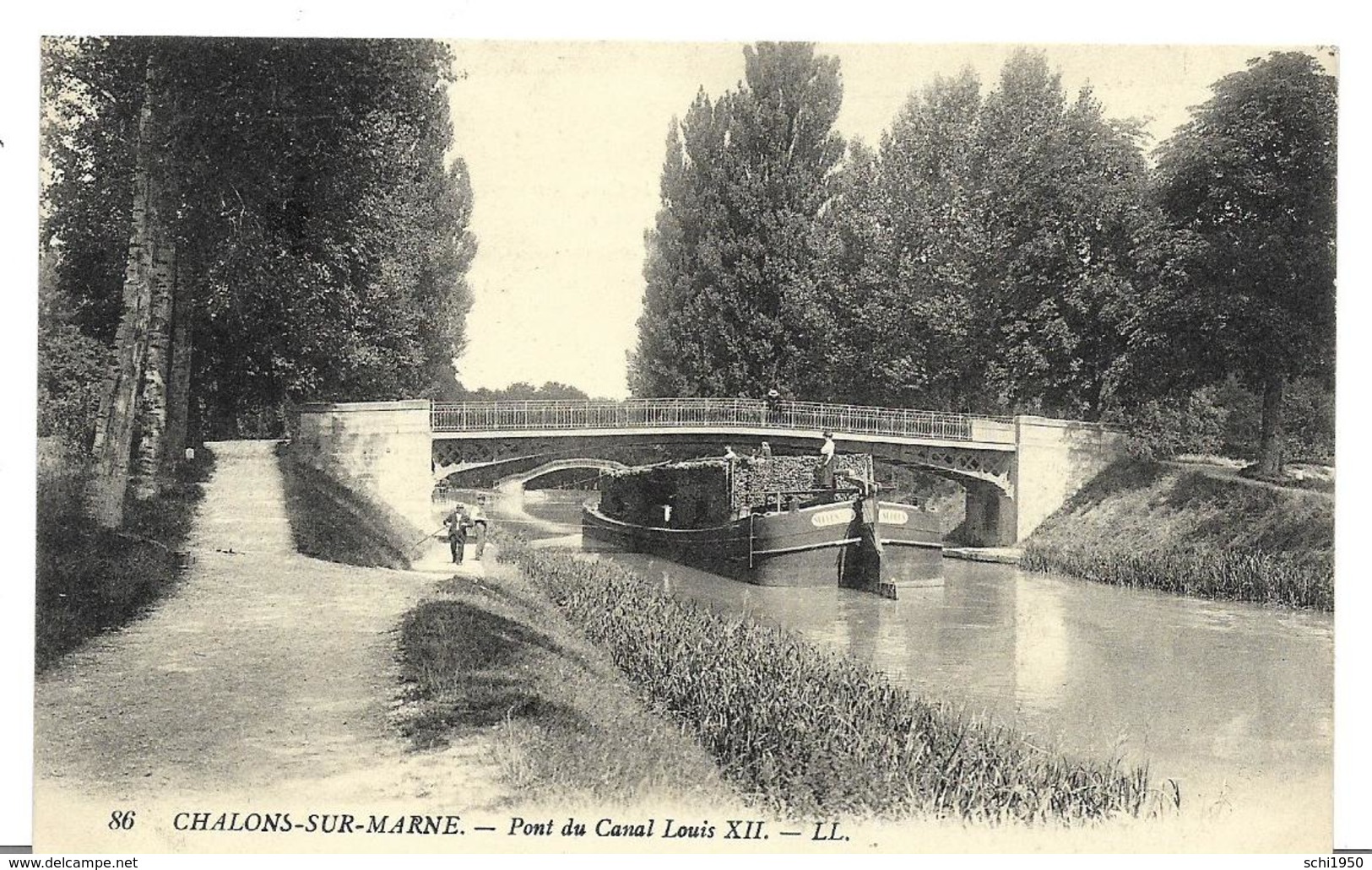 ~  JP  ~ 51  ~ CHALONS - Sur -  MARNE  ~ Pont Du Canal Louis  XII     ~ - Châlons-sur-Marne