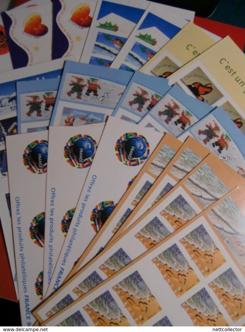 FRANCE FACIALE 230 € /47 CARNETS AUTOCOLLANTS NEUFS SUP - Collections