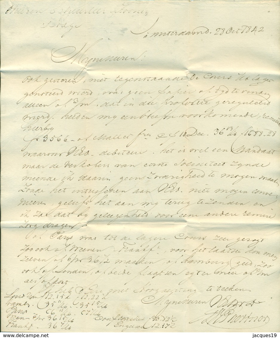 Correspondentie Van Gaertner En Haighton Naar Scheurleer Den Haag 1842 (1) 1843 (5), 1846 (40), 1847 (1) En 1849 (4) - ...-1852 Prephilately