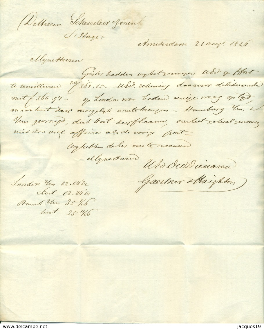 Correspondentie van Gaertner en Haighton naar Scheurleer Den Haag 1842 (1) 1843 (5), 1846 (40), 1847 (1) en 1849 (4)