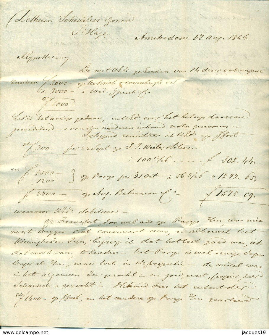 Correspondentie van Gaertner en Haighton naar Scheurleer Den Haag 1842 (1) 1843 (5), 1846 (40), 1847 (1) en 1849 (4)