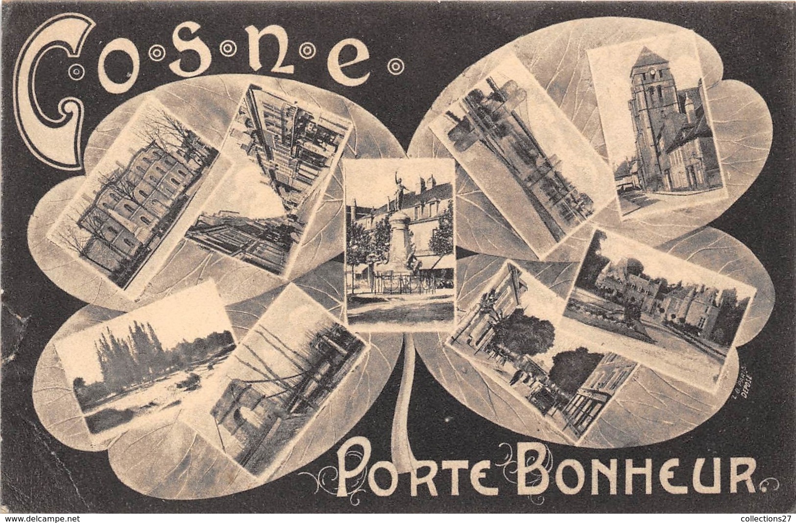 58-COSNE- PORTE BONHEUR - MULTIVUES - Cosne Cours Sur Loire