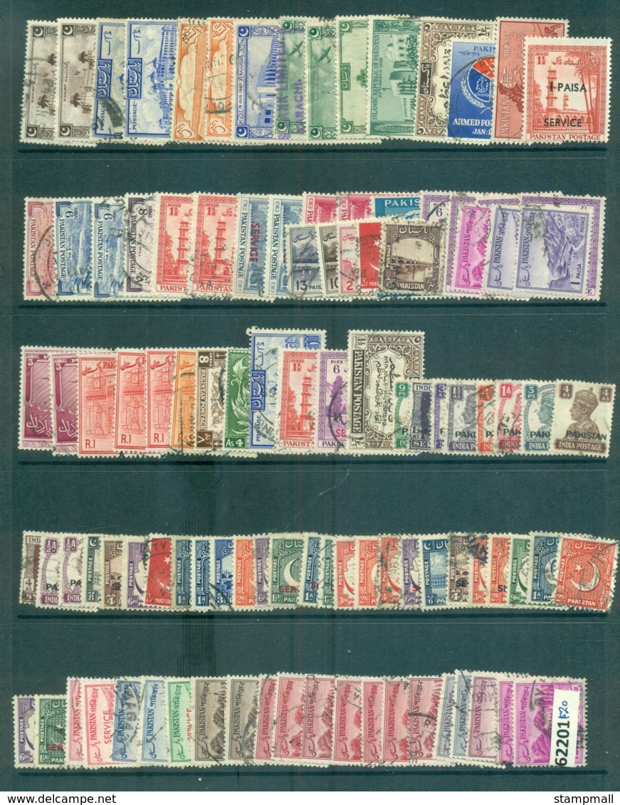 Pakistan 1940s On Assorted Oddments MLH/FU Lot61201 - Pakistan