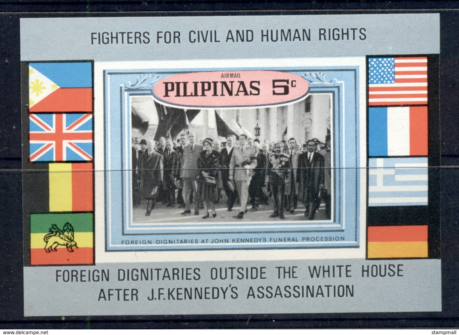 Philippines 1969 JFK Kennedy, Civil Rights MS MUH - Philippines