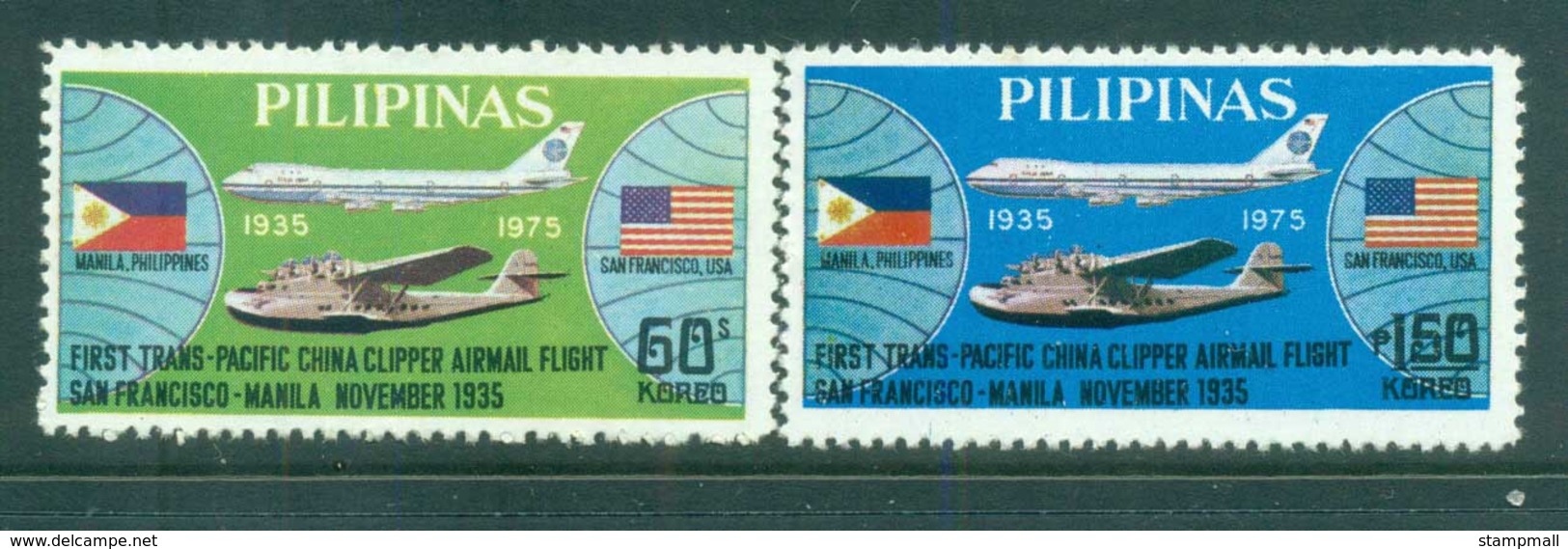 Philippines 1975 Air Clipper Service MUH Lot82548 - Philippines