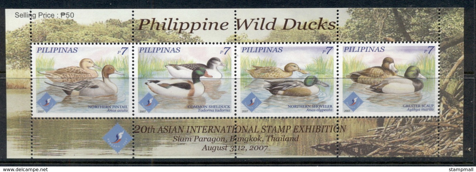 Philippines 2007 Ducks & Geese MS MUH - Philippines