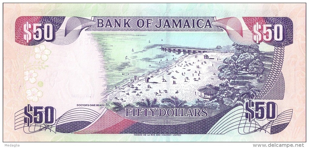 JAMAIQUE - 50 Dollars 2004 - UNC - Jamaica