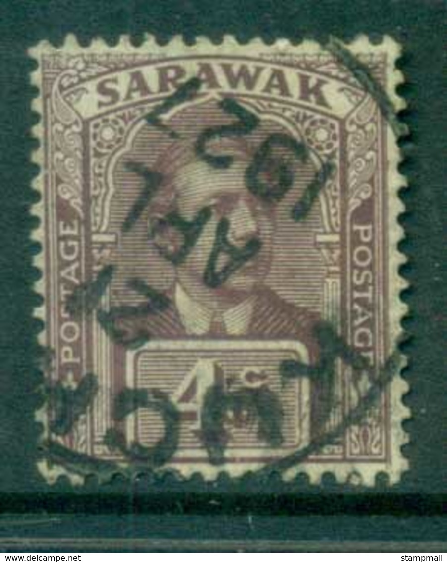 Sarawak 1918-23 Sir Charles Vyner Brooke 4c FU Lot82171 - Sarawak (...-1963)