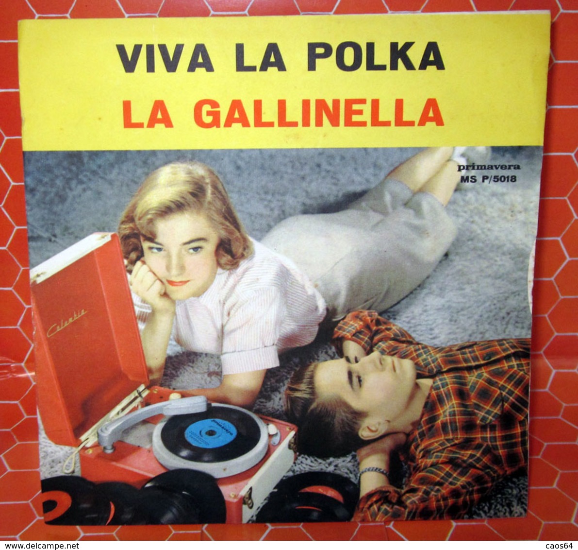 VIVA LA POLKA LA GALLINELLA  COVER NO VINYL 45 GIRI - 7" - Accessori & Bustine